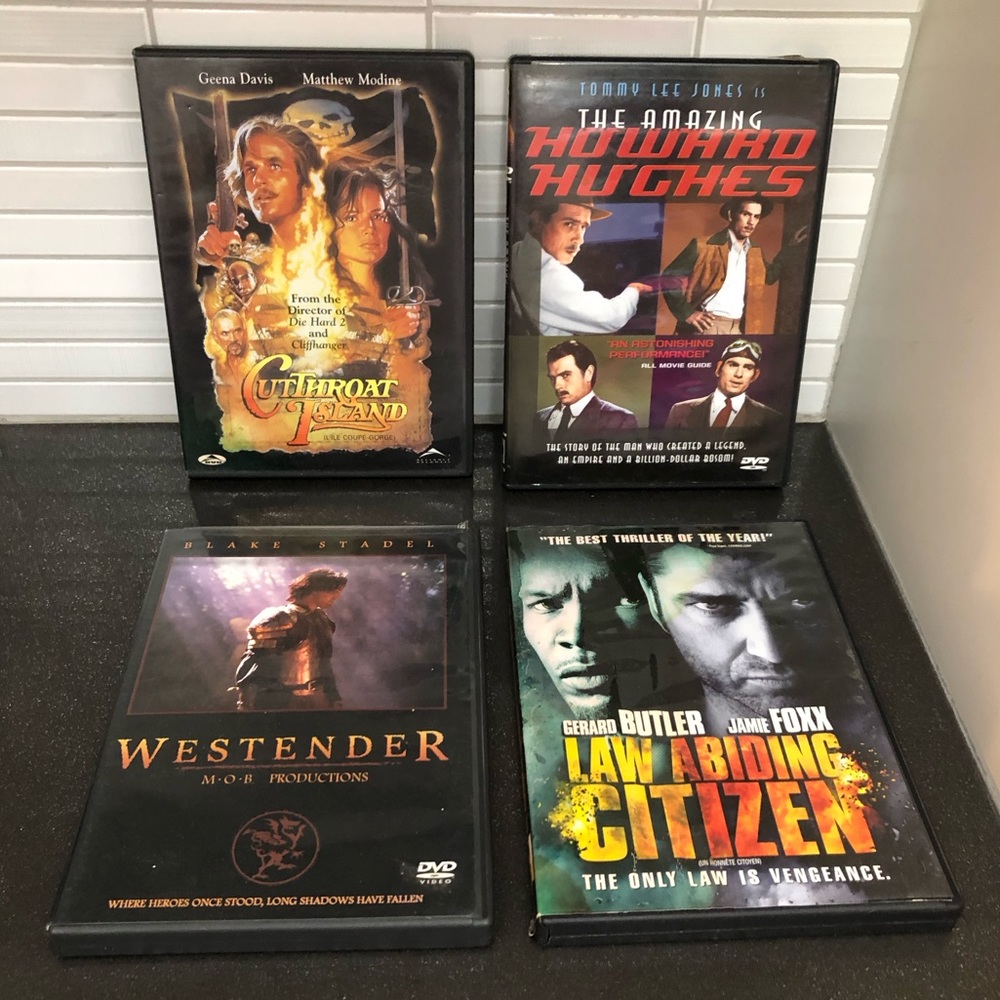4 drama and action movies DVD lot
